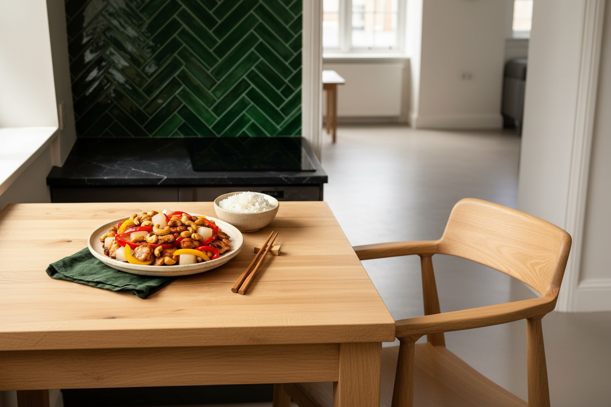 Chinese Kantonese Kip met Cashewnoten