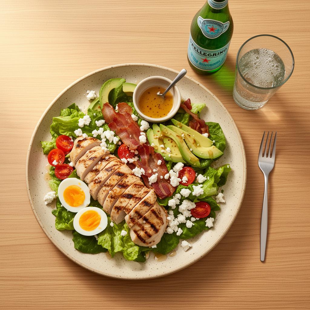 Amerikaanse Bacon & Kip Salade
