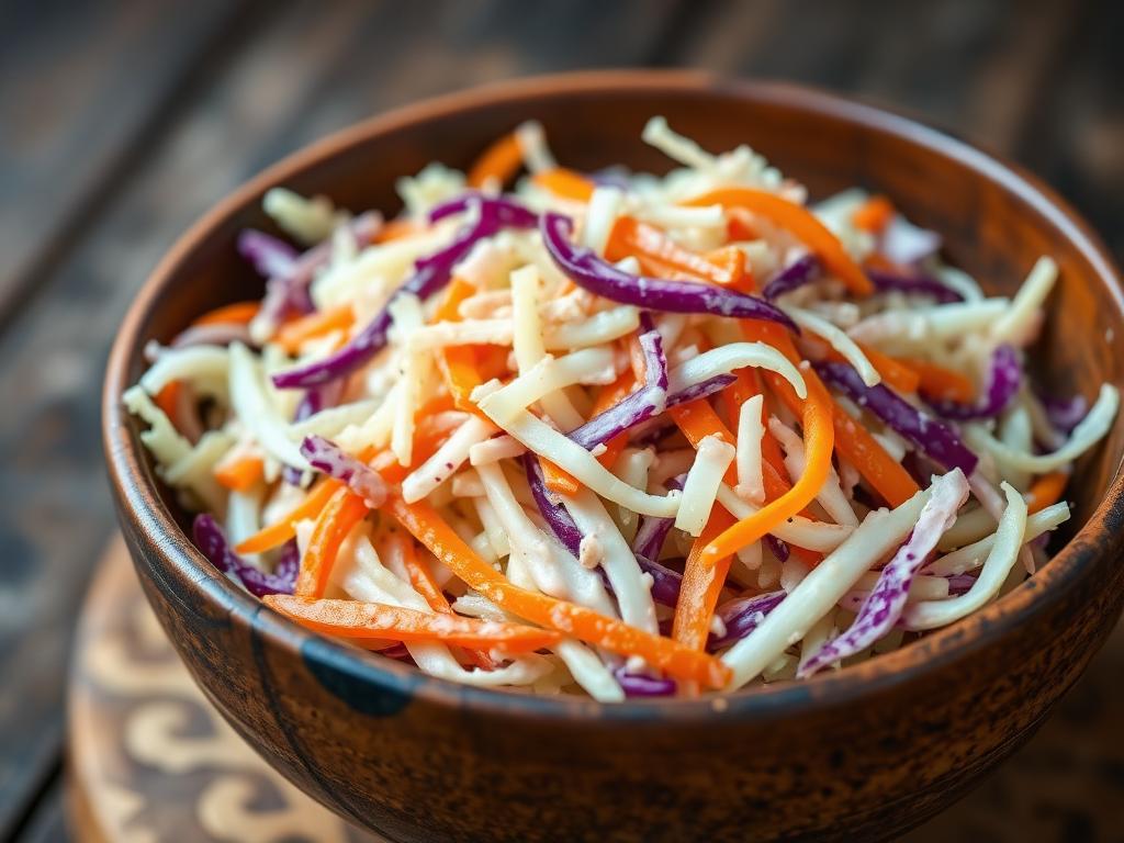 Romige Coleslaw zonder Ui