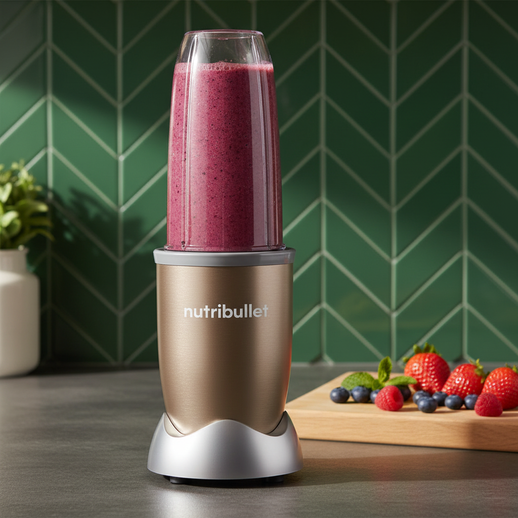 Berry Bliss Smoothie klaar in de NutriBullet