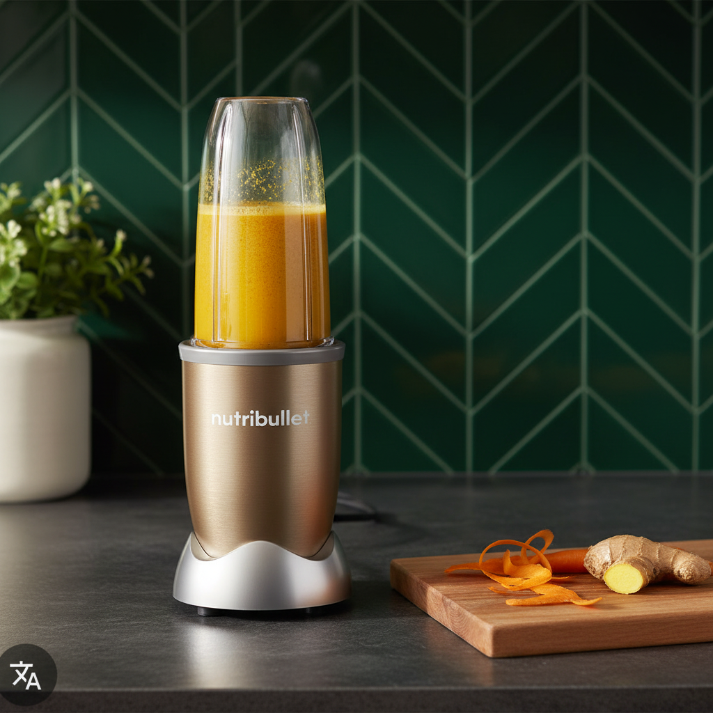 Golden Root Juice klaar in de NutriBullet