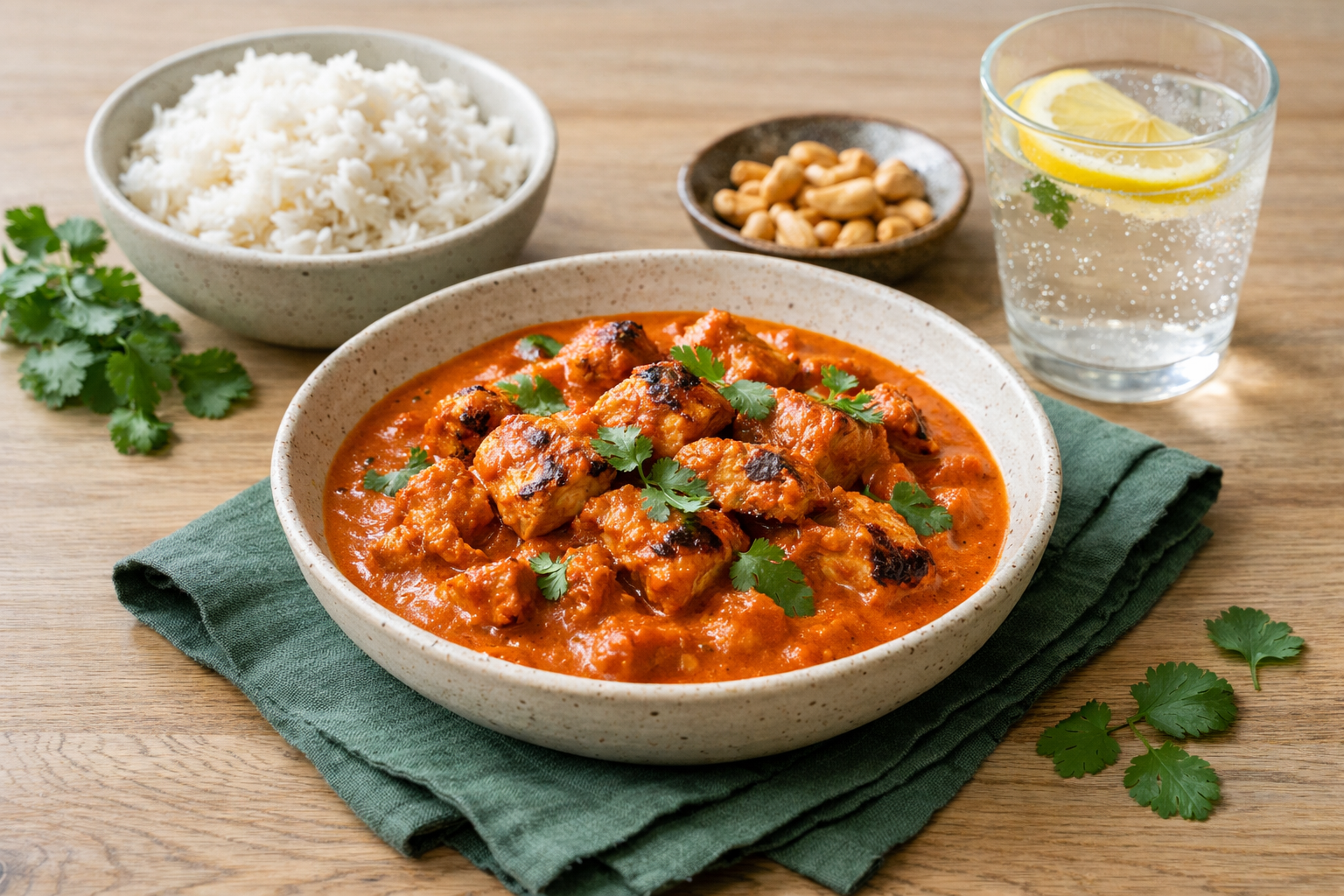 Kip tandoori met romige masala saus