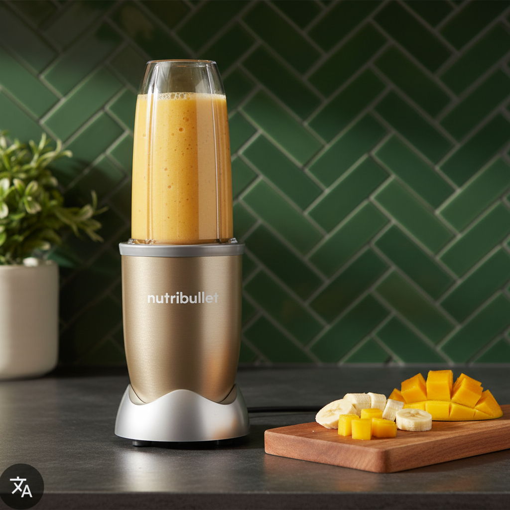 Morning Glow Smoothie klaar in de NutriBullet