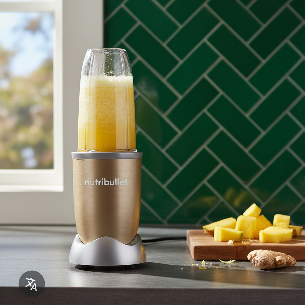 Pineapple Zing Juice klaar in de NutriBullet