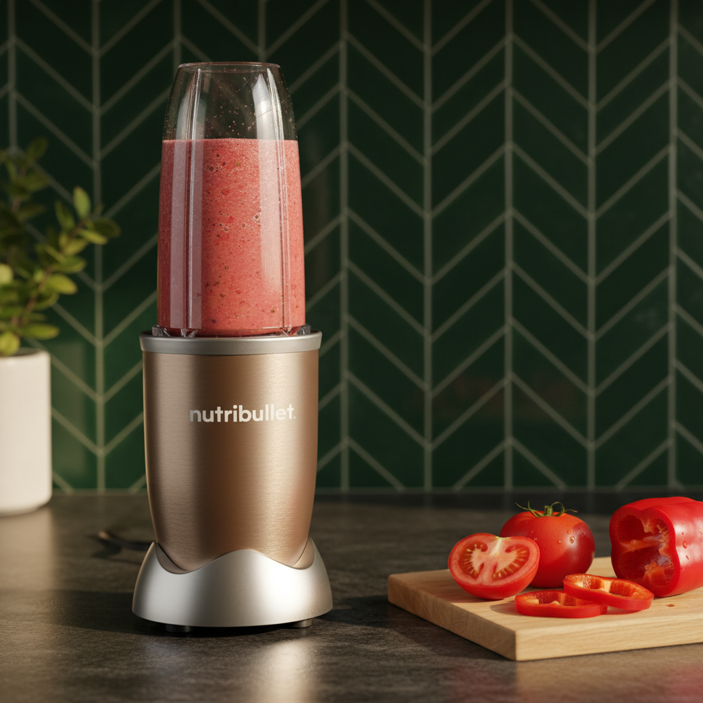 Savory Blush Juice klaar in de NutriBullet