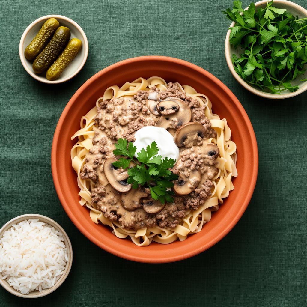Gehakt Stroganoff