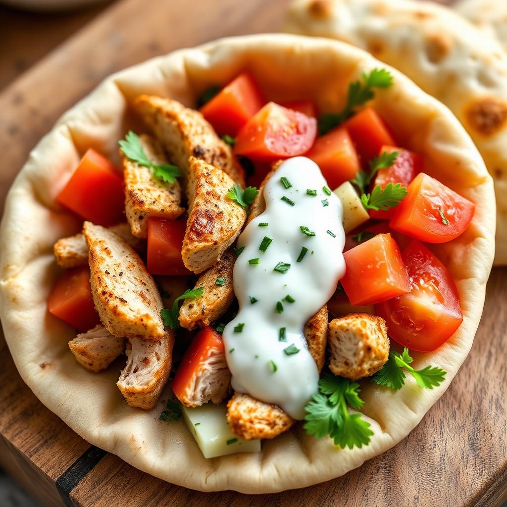 Griekse Gyros met Tzatziki