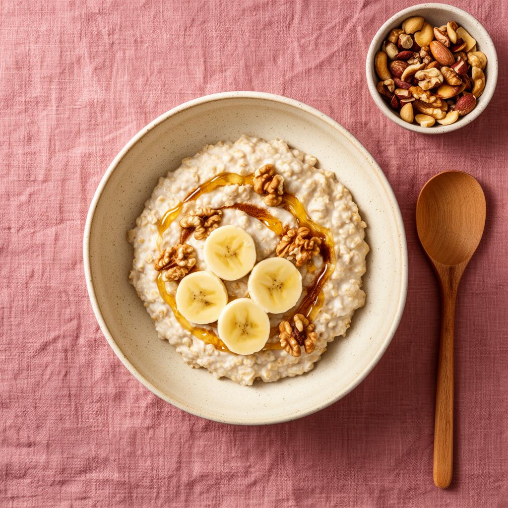 Warme Havermout met Banaan en Kaneel