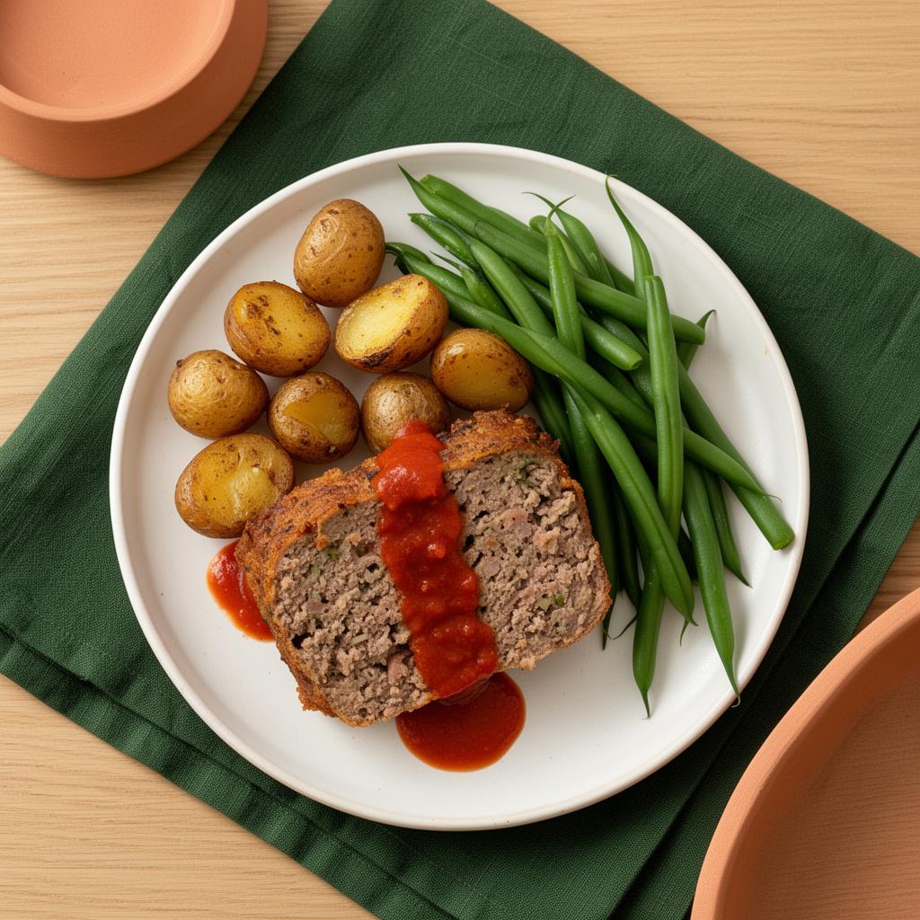 Hollands Gehaktbrood met Tomatensaus