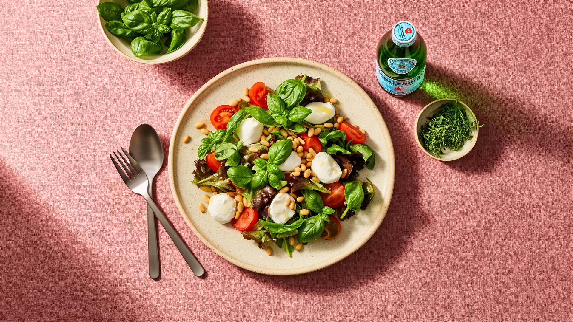 Italiaanse Salade met Verse Basilicum