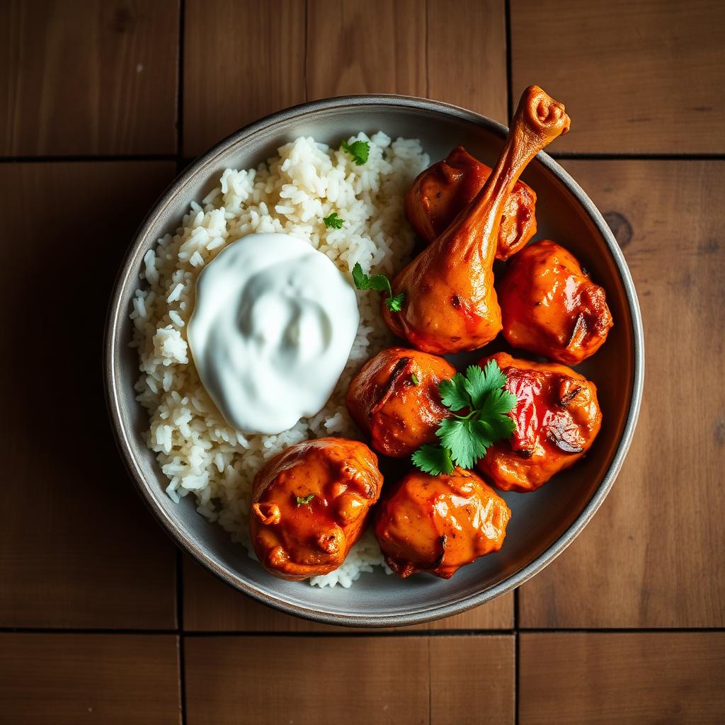 Kip Tandoori met Rijst