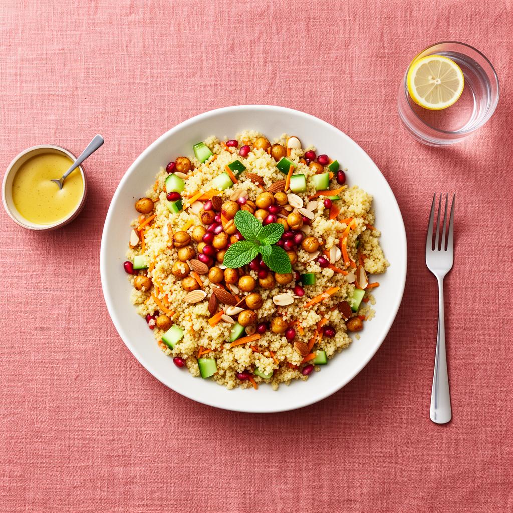 Marokkaanse Couscous Salade met Komijn-Citroen Dressing