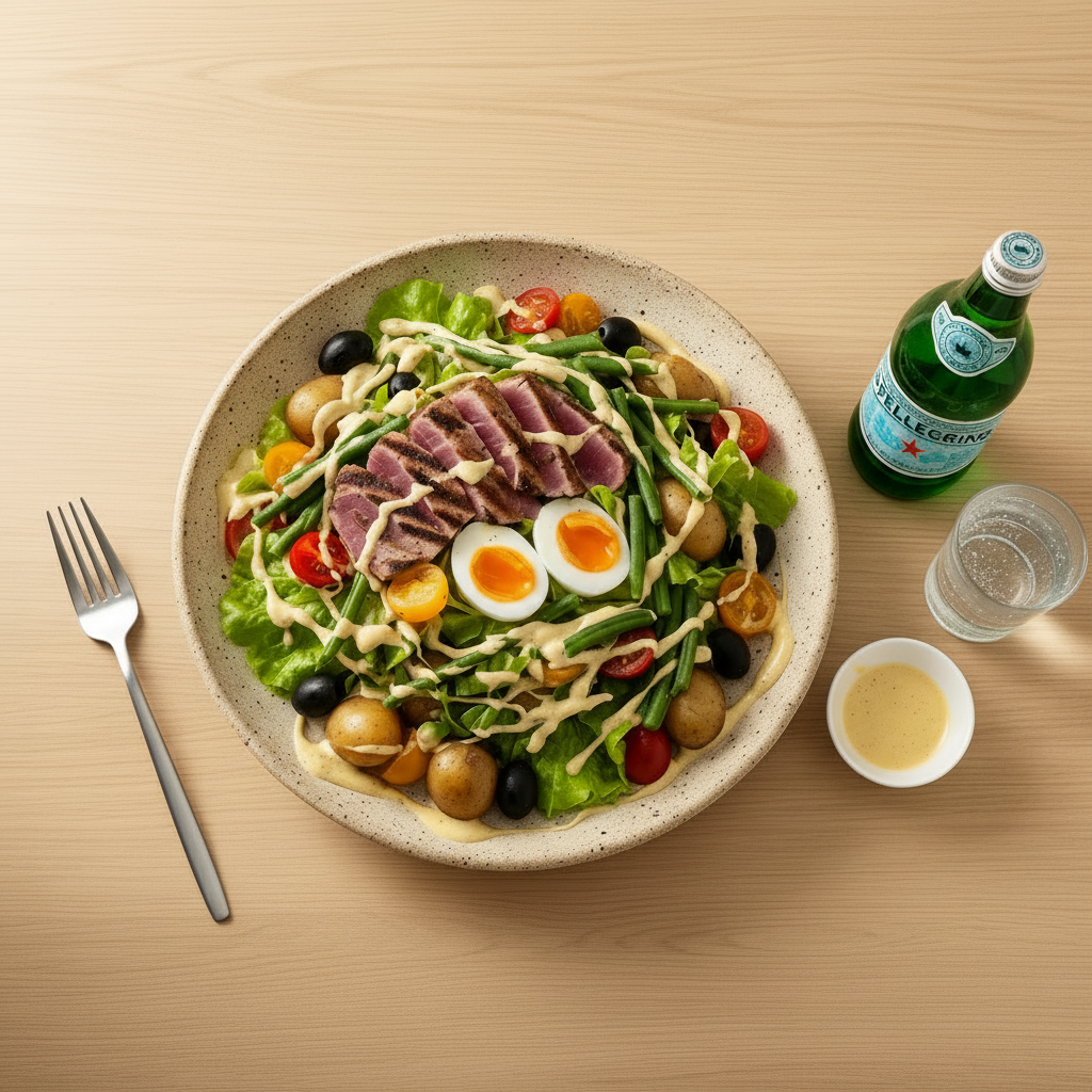 Salade Niçoise met Verse Tonijn