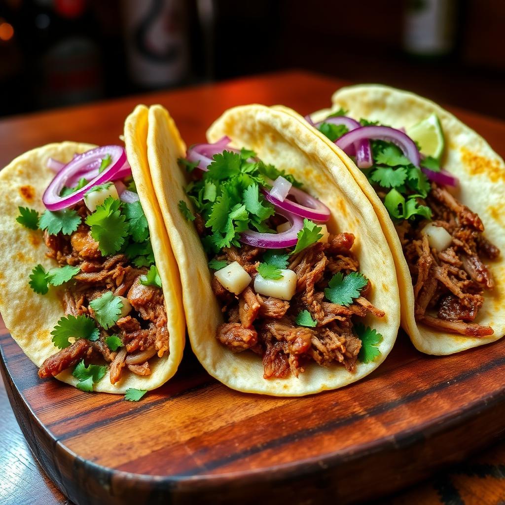 Taco's met Pulled Pork