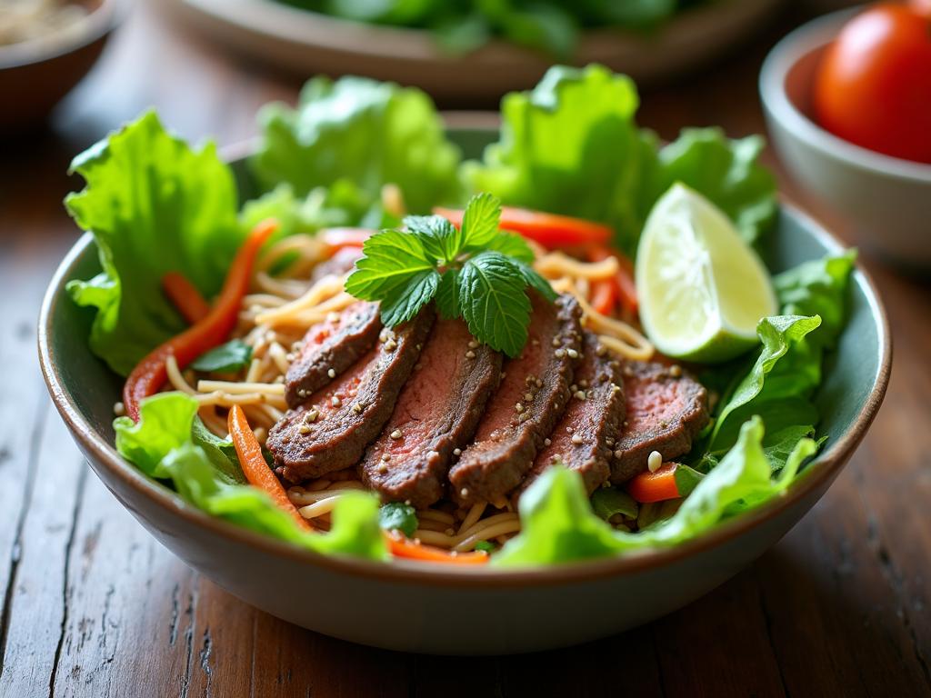 Thai Beef Salade met Glasnoedels