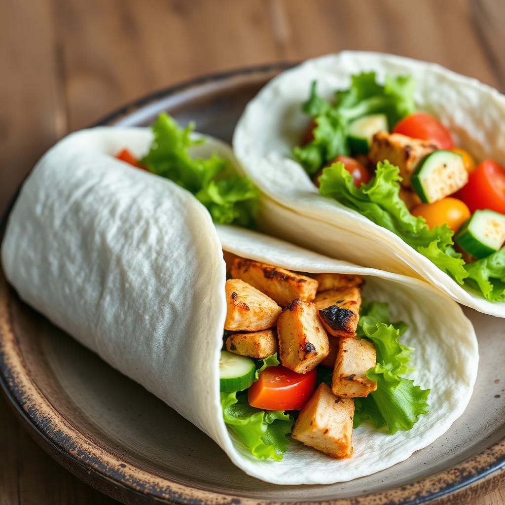 Wraps met Gegrilde Kip